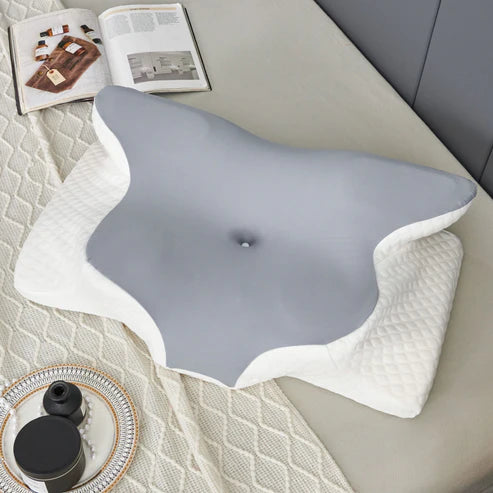 Luxury Butterfly Memory Pillow  Wake Up Pain-Free Every Morning
