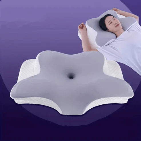 Luxury Butterfly Memory Pillow  Wake Up Pain-Free Every Morning