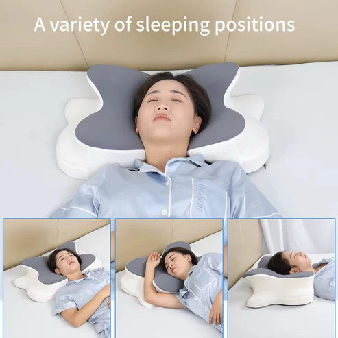 Luxury Butterfly Memory Pillow  Wake Up Pain-Free Every Morning