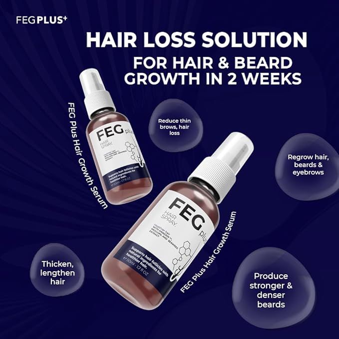 FEG Hair Regrowth Spray Boost Hair Volume & Stop Hair Loss