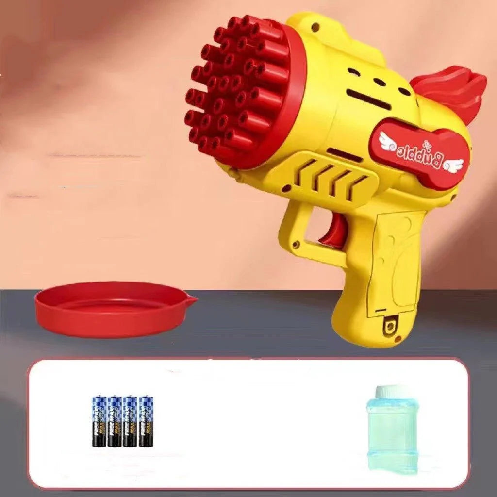 Gatling Bubble Blaster Light Up Fun for Kids