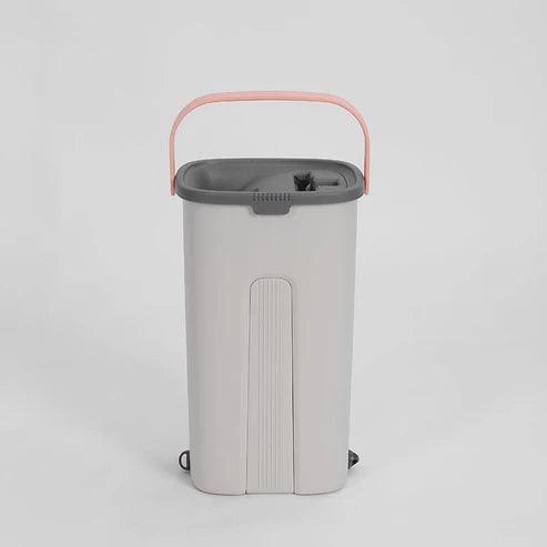 Magic Squeeze Mop with Bucket  Fast Touch-Free Floor Cleaning