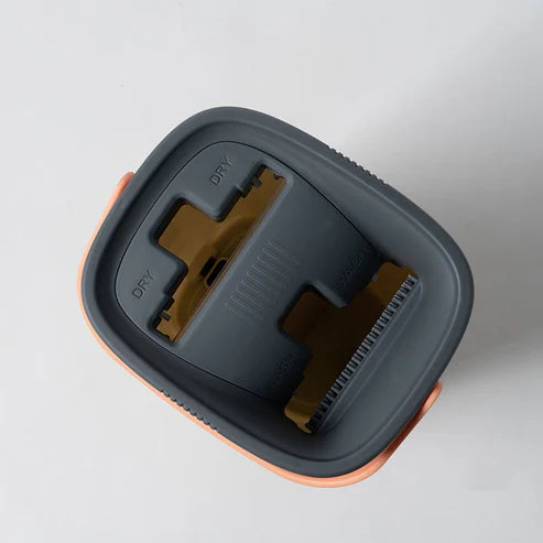 Magic Squeeze Mop with Bucket  Fast Touch-Free Floor Cleaning
