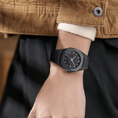Black Aura Arabic Watch